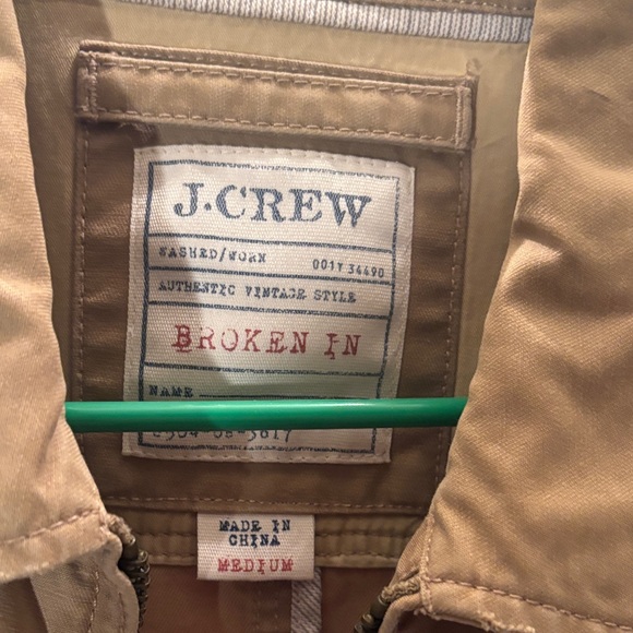 J. Crew Men's Light Brown Shirt Jacket - Picture 2 of 10